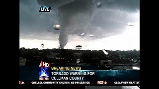 FULL 2011 Cullman Alabama EF4 Tornado Coverage  WBRC [upl. by Loralie]