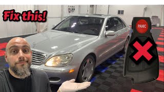 WATCH THIS FIRST if your MercedesBenz W220 SClass wont Lock or Unlock PSE Central locking issues [upl. by Varin]