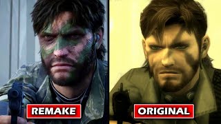 MGS3 Remake Vs Original Comparison NEW Cutscenes [upl. by Oiruam]