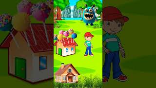 Choklate se banaya ghar ghar cartoon animation [upl. by Yerffeg106]