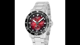 Tissot Seastar 1000 in Ruby Red  Awesome [upl. by Oknuj]