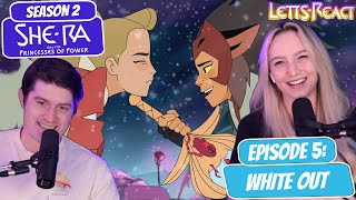 YOURE MINE NOW ADORA  Shera Season 2 Reaction  Episode 5 quotWhite Outquot [upl. by Hguh]