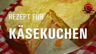 Einfache Schritt für Schritt Anleitung für wunderbaren Käsekuchen Quarkkuchen nach DDR Rezept [upl. by Ecnarual]