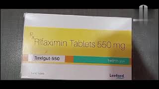 Rexigut 550 mg tablet Rifaximin 550 mg tablet Benifits amp side effects [upl. by Flory]