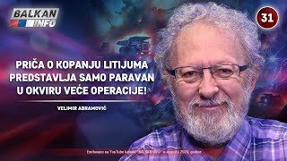 INTERVJU Velimir Abramović  Priča o litijumu je samo paravan u okviru veće operacije 882024 [upl. by Mita781]