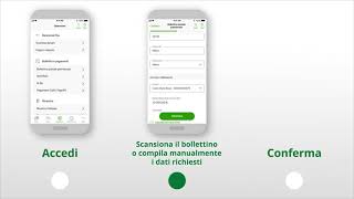 Pagamento bollettini postali  App Intesa Sanpaolo Mobile [upl. by Elpmid]