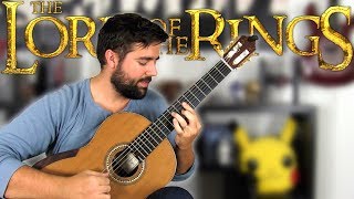 THE LORD OF THE RINGS Concerning Hobbits Shire Theme  Classical Guitar Cover [upl. by Devaney]