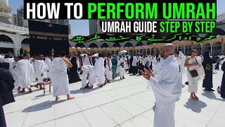 Umrah Karne Ka Tarika  How To Perform Umrah  Umrah Karne Ka Sunnat Tariqa  Umrah Step By Step [upl. by Sola]