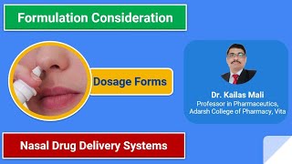 Nasal Drug Delivery Systems ll Nasal Dosage Forms ll NDDS ll Part VI [upl. by Gehman184]