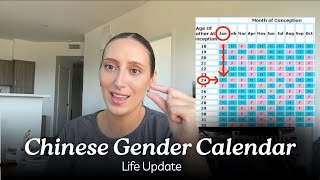 Life Update  Testing the Chinese Gender Prediction Calendar Does It Really Work [upl. by Enrak]