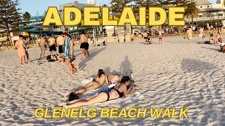 【4K】Australia  Adelaide City Tour  Glenelg Beach Stroll amp Jetty Jump [upl. by Tenner162]