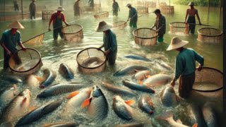 FARMERS Catching Fish Right Out of the Water [upl. by Harvey]