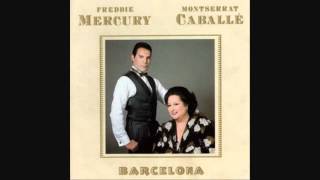 Freddie Mercury and Montserrat Caballe  The Fallen Priest  Barcelona  LYRICS 1988 HQ [upl. by Atiragram682]