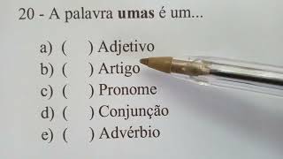 Exercícios de Classes Gramaticais22 [upl. by Daenis]