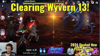 Epic Seven  Clearing Wyvern 13  2024 Updated New Player Guide Part 5 [upl. by Ribak599]