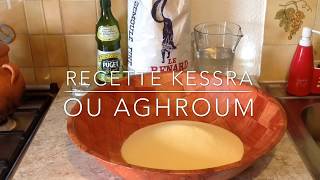 Recette algérienne de la kessra [upl. by Rehpinej]