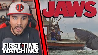 Jaws 1975 MOVIE REACTION Steven Spielbergs Shark Attack Movie [upl. by Redna]