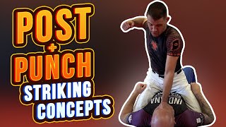 Post amp PUNCH  Ground Striking Concepts for SelfDefense and MMA [upl. by Yorick]