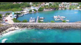 Plage de SaintFélix au Gosier en Guadeloupe [upl. by Ardnait494]