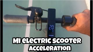 Mi Electric scooter Essential Acceleration  Speed [upl. by Jehial]