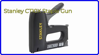 REVIEW 2024 Stanley CT10X Staple Gun ESSENTIAL details [upl. by Giustina865]