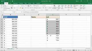 Top 10 Values with One Excel Formula [upl. by Leorsiy959]