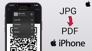 How to Convert JPG to PDF on iPhone – Easy Method [upl. by Asirram]