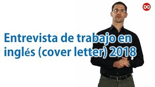 Entrevista de trabajo en inglés ejemplo de cover letter [upl. by Anirroc99]