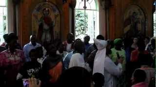 PostCommunion Celebration in a Kenyan Coptic Orthodox Church Pt 2 [upl. by Dnalor802]