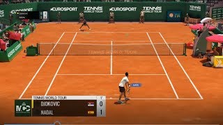 Novak Djokovic vs Rafael Nadal  Tennis World Tour 113 1080p60fps [upl. by Kaitlin680]