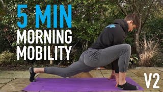 5 Minute Morning Mobility V2 FOLLOW ALONG [upl. by Reifel]