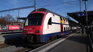 SBB DTZ Abfahrt in Weinfelden [upl. by Ardnu]