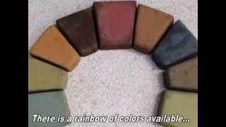 How to Color Bags of Premix Concrete to Cast Pavers Cement Tile and Bricks [upl. by Lachlan]