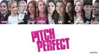 Love On Top  Pitch Perfect The Barden Bellas Color Coded Lyrics [upl. by Eatnom]