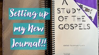 New Journal Setup  Journal With Me [upl. by Airrej492]