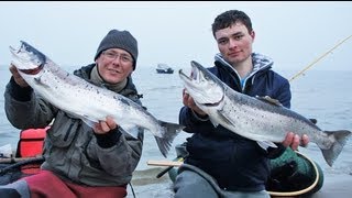 Angeln auf Meerforelle  Vom Belly Boat mit Gunnar Schade [upl. by Kobe]