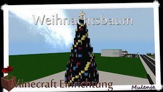 Minecraft  Weihnachtsmarkt 01  Weihnachtsbaum  Einrichten in Minecraft [upl. by Divine]