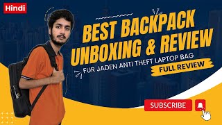 Fur Jaden Number Lock Anti Theft Laptop Backpack With USB Charging Port for Men amp Women [upl. by Irabaj]