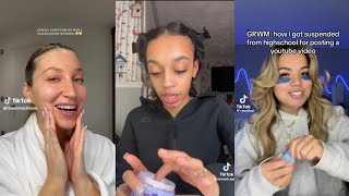 GRWM TIKTOK STORYTIME COMPILATION [upl. by Flam]