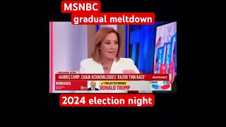 Full MSNBC gradual meltdown 2024 election night coverage [upl. by Aillij]