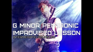 Tim Henson  G Minor Pentatonic Improvised Lesson  Part 1 [upl. by Rojas]