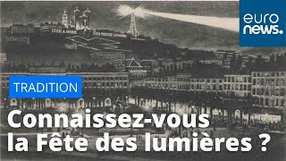 Fête des lumières  lhistoire du 8Décembre à Lyon [upl. by Ehsrop]