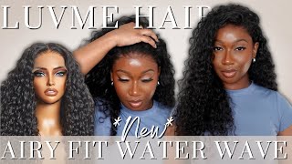 Big Head Friendly or Nah  LuvMe Hair Airy Fit Water Wave Wig Review  Install  Tan Dotson [upl. by Terchie234]