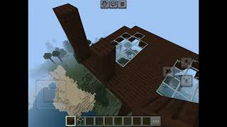 Making a skyhouse in Minecraft [upl. by Esojnauj67]