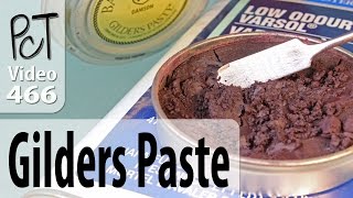 How To Fix Dry Cracked Gilders Paste for Polymer Clay [upl. by Anawk]