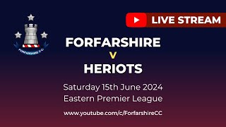 REPLAY Forfarshire v Heriots  Eastern Premier League  Saturday 15th June 2024 [upl. by Curtice420]