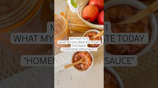 MOTHER TO 11 NO SUGAR ADDED Simple Homemade Applesauce [upl. by Gnuhc836]