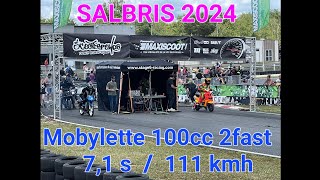 Salbris 2024  Mobylette 100cc 2Fast [upl. by Luther]