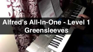 Greensleeves  Alfreds AllInOne 1 [upl. by Aristotle546]