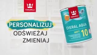 Tikkurila Everal Aqua  emalie do drewna i metalu Idealne do malowania mebli [upl. by Ella]